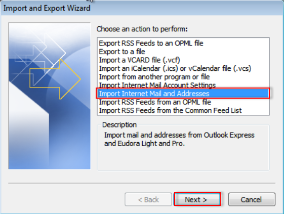 extract emails addresses from outlook express 6 to outlook 2013