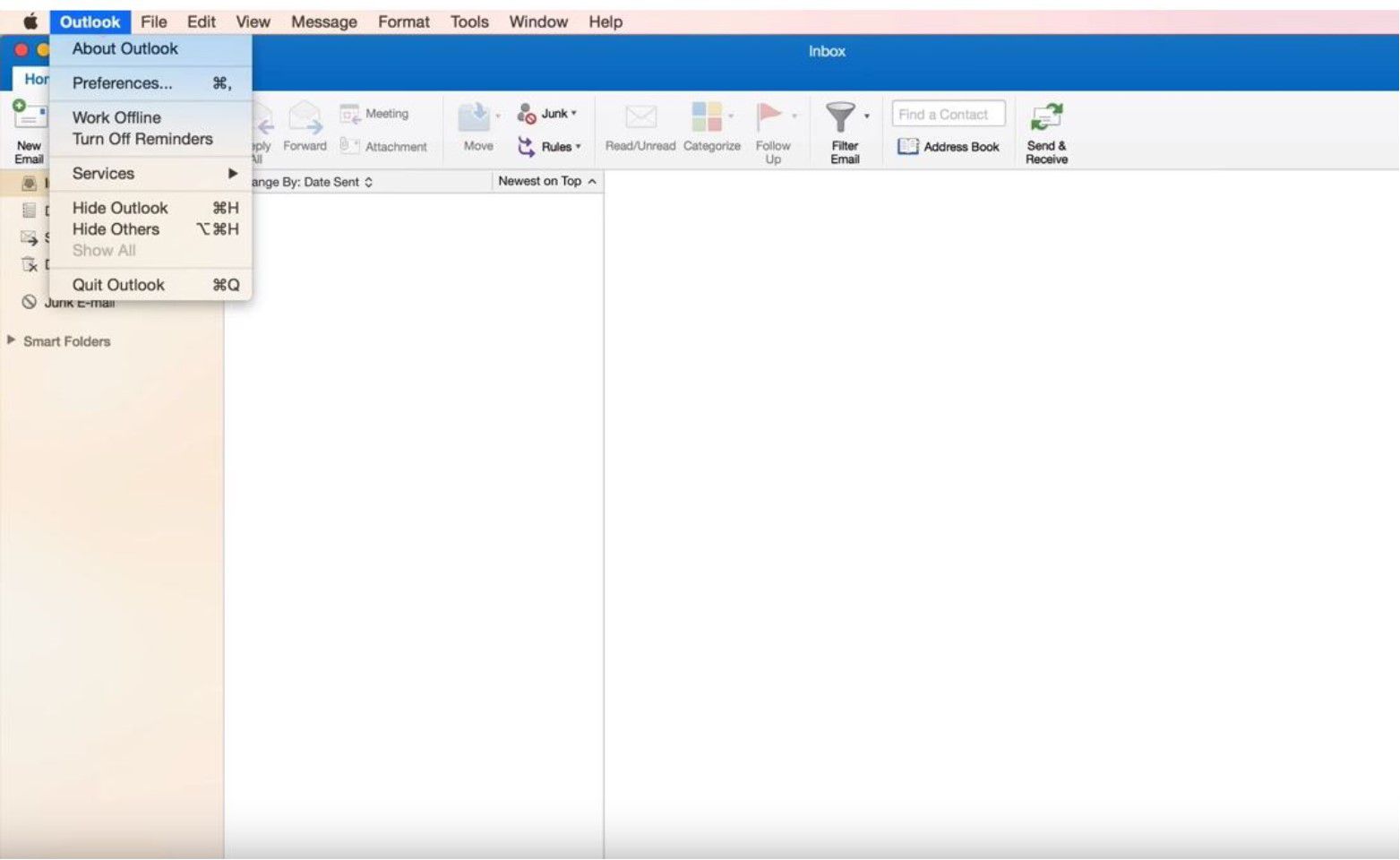 how to add outlook account to mac mail