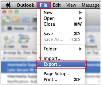 how to export contacts from outlook to mac