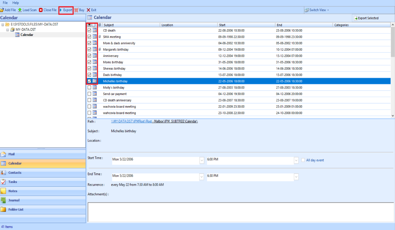 How To Export The Calendar From Outlook Timetrackingthoughts