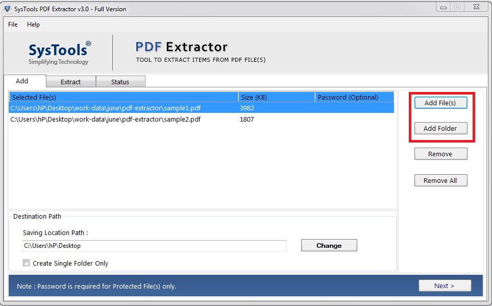 extract image to pdf