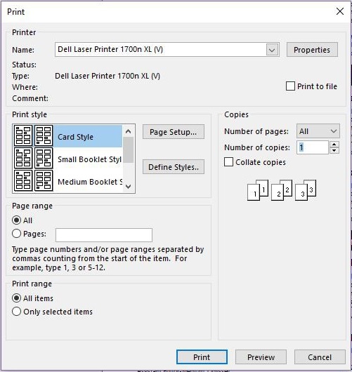 How to Print Outlook with Trusted