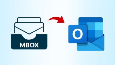 Open MBOX File with Outlook