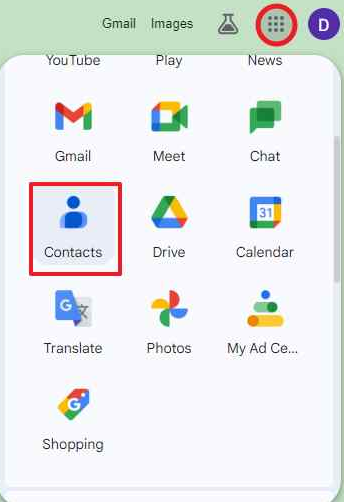 Import VCF to Google Contacts using Gmail