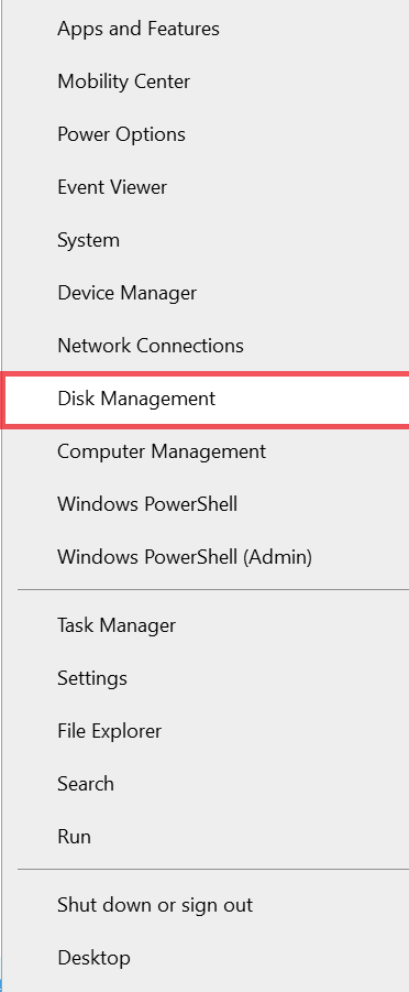 how to fix a corrupt hard drive using Disk Management