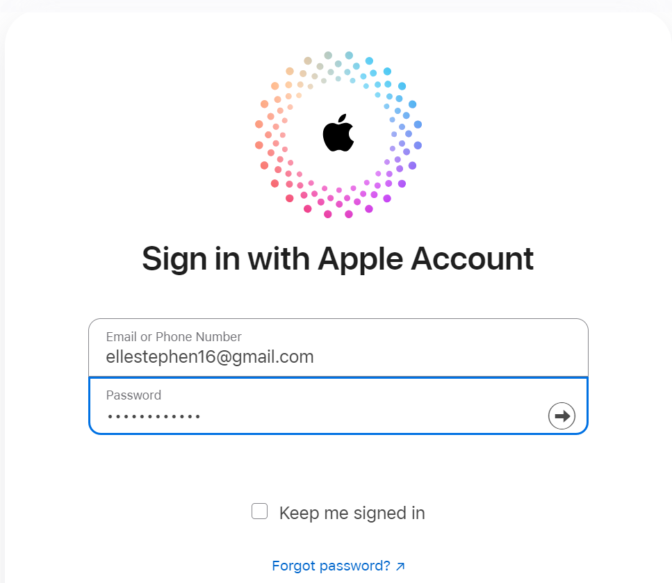 open apple account