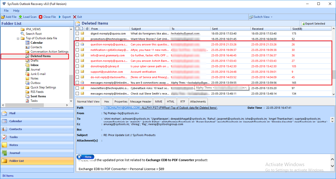 Outlook Email Recovery Tool : Software for Data Recovery & Retrieval